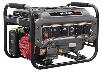 Генератор бензиновий GRAPHITE 230В, 2/2.2кВт, ручний стартер, 40кг (58G904) [105921]