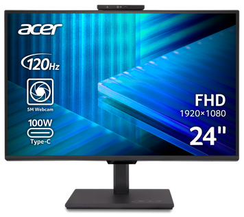 Монiтор 23.8" Acer B248YGbemiqprcuzx Black (UM.QB8EE.G01) [203243]