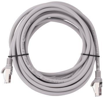 Патч-корд 2E САТ 6, FTP, 5м, 26AWG, RJ45, 7/0.16, Cu, LSZH, сірий (2E-PC6CU-FTP5LSZH-GRY) [109892]