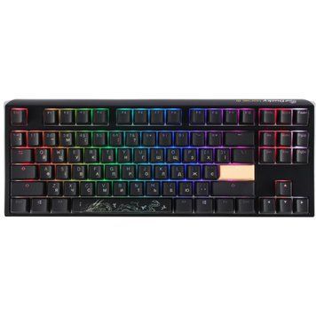 Клавіатура Ducky One 3 TKL Cherry MX Blue RGB UA USB Black (DKON2187ST-CUAPXCLAWSC1) [614118]