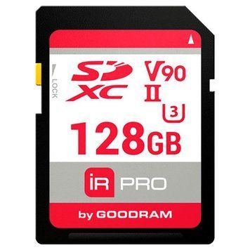 Memory card SD 128Gb GoodRAM IRDM PRO SDXC V90 UHS-II U3 Retail (IRP-S9B0-1280R11) [402667]