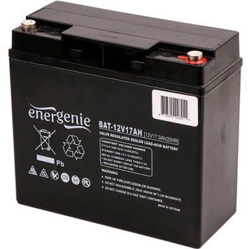 Акумуляторна батарея EnerGenie 12V 17AH AGM (BAT-12V17AH/4) [616373]