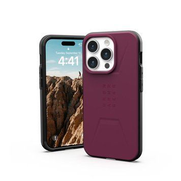 Чохол-накладка Urban Armor Gear Civilian Magsafe для Apple iPhone 15 Pro Bordeaux (114275119049) [602162]