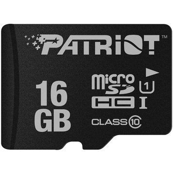 Карта пам'яті microSDHC (UHS-1) Patriot LX Series 16Gb class 10 (PSF16GMDC10) [803644]