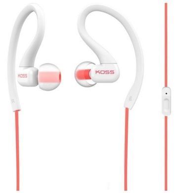 Навушники In-Ear Koss KSC32iC, 3.5 mini-jack, Mic, Кораловий (187858.101) [17214]