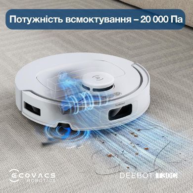 Робот-пилосос DEEBOT T30C ECOVACS (DLX71 WHITE) [502379]