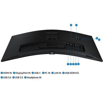 Монітор Samsung 34" S34C650 HDMI, DP, USB, VA, 3440x1440, 219, 100Hz, CURVED (LS34C650UAIXUA) [731555]