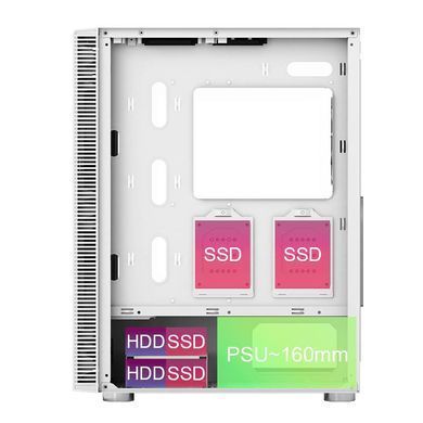 Корпус ATX W/O PSU MONTECH (X3 GLASS (W)) [501636]