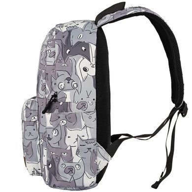 Рюкзак 2Е, TeensPack Cats, сірий (2E-BPT6114GC) [103207]