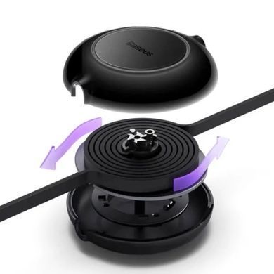 Кабель Baseus Bright Mirror 2 Series Retractable 3-in-1 Fast Charging Data Cable Type-C to M+L+C 100W 1.1m Black (CAMJ010201) [802605]