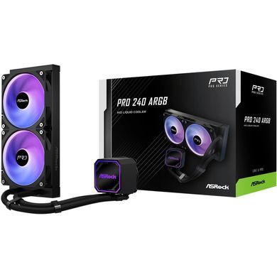 Система водяного охолодження ASRock (Pro 240 ARGB) [405621]