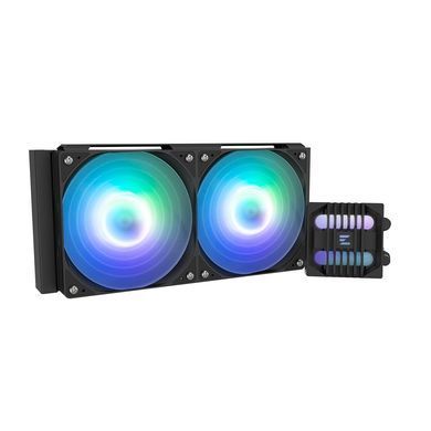 Система рідинного оxолодження Zalman Alpha 2SE A24 ARGB, LGA1851, 1700, 1200, 115x, AM5, AM4, TDP 320W, чорний (ALPHA2SEA24BLACK) [113172]