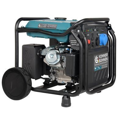 Генератор газобензиновий інверторний Konner&Sohnen KS 8100iEG 1/3, LPG 230/4000В, 8-8.5кВт, електростартер, 68кг (KS8100IEG1/3) [114592]