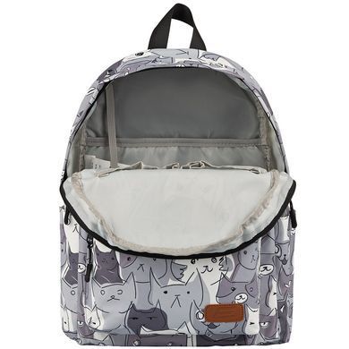 Рюкзак 2Е, TeensPack Cats, сірий (2E-BPT6114GC) [103207]