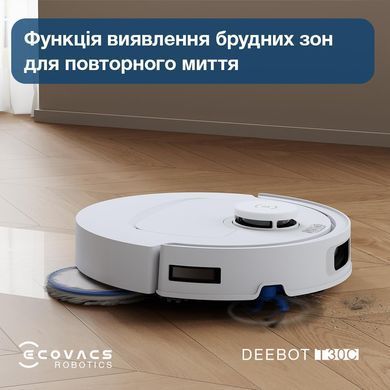 Робот-пилосос DEEBOT T30C ECOVACS (DLX71 WHITE) [502379]