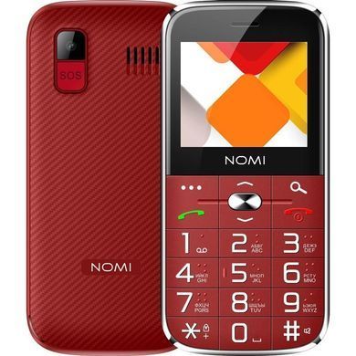 Мобільний телефон Nomi i220 Dual Sim Red (i220 Red) [600298]