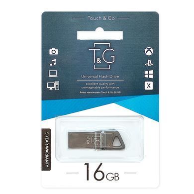 Флеш-накопичувач USB 16GB T&G 114 Metal Series (TG114-16G) [607198]