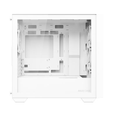 Корпус Asus A21 Plus White Tempered Glass без БЖ (90DC00H3-B19010) [608775]