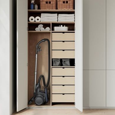 Пилосос Electrolux контейнерний, 700Вт, конт пил -1.6л, HEPA12, 4 насадки, синій (EL61C3DB) [15625]