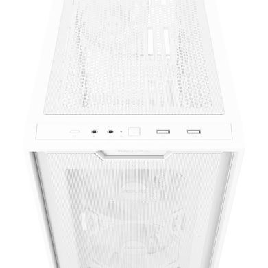 Корпус Asus A21 Plus White Tempered Glass без БЖ (90DC00H3-B19010) [608775]