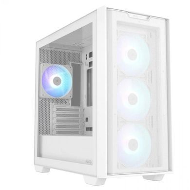 Корпус Asus A21 Plus White Tempered Glass без БЖ (90DC00H3-B19010) [608775]