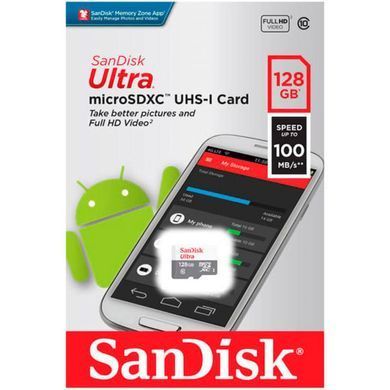Карта пам&rsquo;яті MICRO SDXC 128GB UHS-I SANDISK (SDSQUNR-128G-GN6MN) [501203]