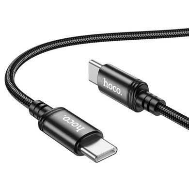 Кабель Hoco X89 Wind USB Type-C - USB Type-C (M/M), 1 м, Black (6931474784384) [615277]