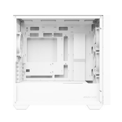 Корпус Asus A21 Plus White Tempered Glass без БЖ (90DC00H3-B19010) [608775]