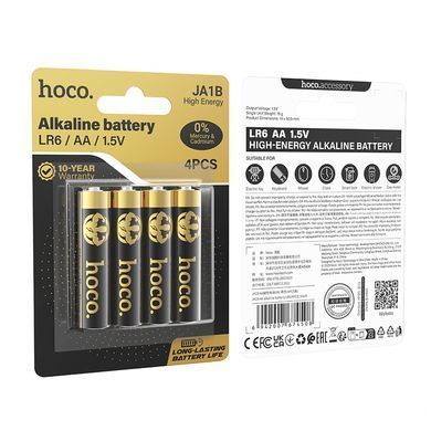 Батарейка HOCO JA1B AA alkaline battery LR6(4PCS) (6942007674508) [806628]