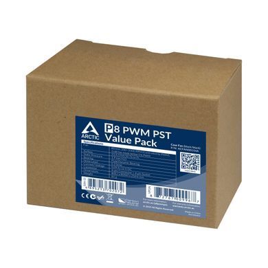 Вентилятор Arctic P8 PWM PST Black - 5 Pack (ACFAN00154A) [620001]