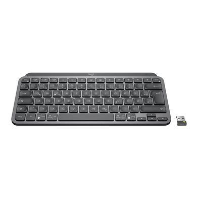 Клавіатура бездротова Logitech MX Keys Mini For Business Wireless Illuminated US Graphite (920-010608) [605960]