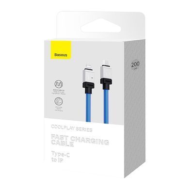 Кабель Baseus CoolPlay Series Fast Charging Cable Type-C to iP 20W 2m Blue (CAKW000103) [802573]