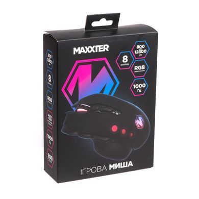 Миша Maxxter Instant 825 Black USB (McG-9B-I825) [606740]