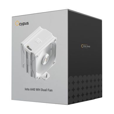 Система охолодження для комп'ютерного процесора IOTA A40 WH DUAL FAN OCYPUS (IOTA-A40-WH2NNWD00X-GL) [502921]