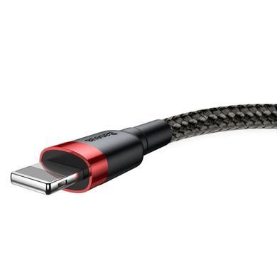 Кабель Baseus Cafule Cable USB For iP 2A 3m Red+Black (CALKLF-R91) [802372]