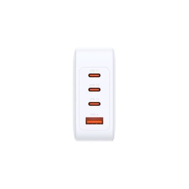 Зарядний пристрій мережевий D-Link 100Вт GaN 3хUSB-С, 1xUSB-A, білий (DCP-101) [111308]