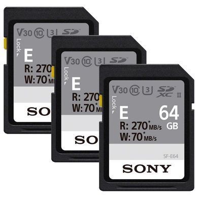 Карта пам'яті Sony SDXC 128GB C10 UHS-II U3 V60 R270/W100MB/s Entry (SFE128A.ET4) [109676]