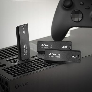 Портативний SSD ADATA SC610 1TB USB 3.2 550/500Mb/s Black (SC610-1000G-CBK/RD) [803625]