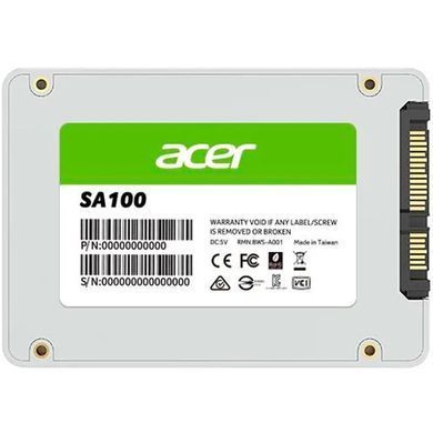 SSD 240Gb Acer SA100 SATA III 2.5" TLC (BL.9BWWA.102) [405033]