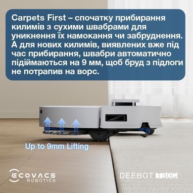 Робот-пилосос DEEBOT T30C ECOVACS (DLX71 WHITE) [502379]