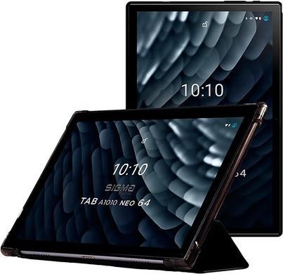 Планшет Sigma mobile Tab A1010 Neo 4/64GB 4G Dual Sim Black+чохол-книжка (TAB A1010 Neo 4/64GB Black) [609852]