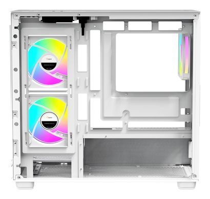 Корпус для комп'ютера MATX W/O PSU GAMMA C52 WH ARGB OCYPUS (GAMMA-C52-WHD300XX-GL) [502871]