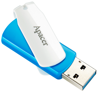 Flash Drive Apacer AH357 32GB USB 3.2 Blue/White (AP32GAH357U-1) [202192]