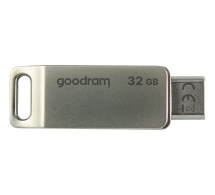 Флеш-накопичувач USB3.2 32GB OTG Type-C Goodram ODA3 Silver (ODA3-0320S0R11) [607260]