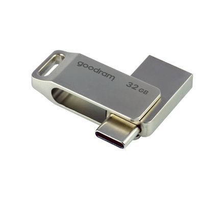 Флеш-накопичувач USB3.2 32GB OTG Type-C Goodram ODA3 Silver (ODA3-0320S0R11) [607260]