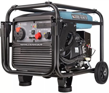 Генератор постійного струму бензиновий Konner&Sohnen KS 48V-DC, 3.3кВт, 48-54B, 70А, електростартер, 36.5кг (KS48V-DC) [105975]