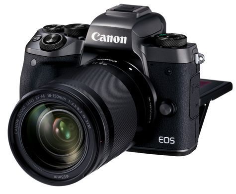 Цифр. фотокамера Canon EOS M5 + 18-150 IS STM Kit Black (1279C049) [17532]