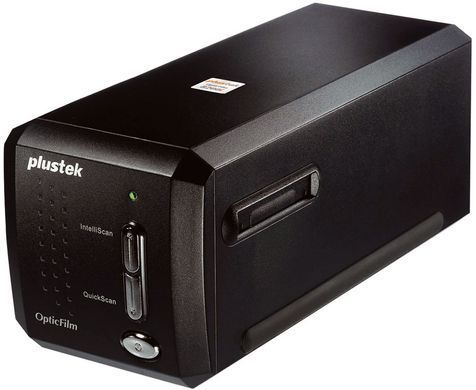Сканер Plustek OpticFilm 8200i Ai (7200dpi 48bit LED Ai Studio8 плівковий слайд-сканер чорний) (0227TS) [401695]