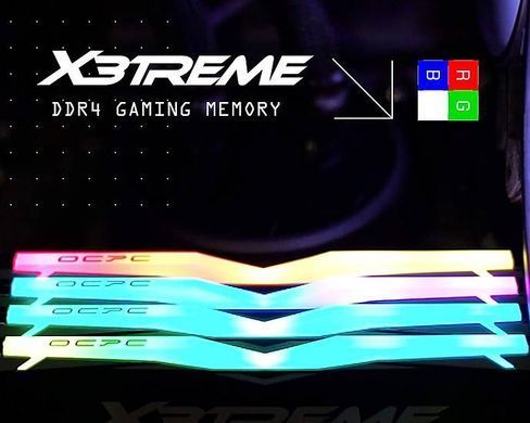 DDR4 16Gb 4000MHz (2*8Gb) OCPC X3 RGB Black Label, Kit (MMX3A2K16GD440C19BL) [401084]