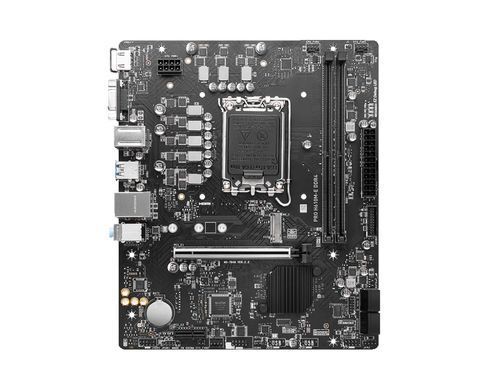 Материнcька плата MSI PRO H610M-E DDR4 s1700 H610 2xDDR4 M.2 HDMI DSub mATX (911-7D48-066) [109198]